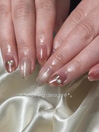 ◎カシスカラーニュアンスネイル