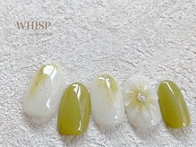 ウィスプ(WHISP)/スィートぷっくりフラワーネイル
