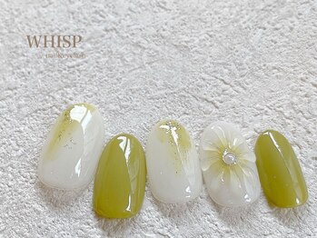 ウィスプ(WHISP)/スィートぷっくりフラワーネイル