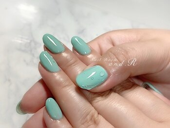 アンド アール(and.R)/水滴ネイル