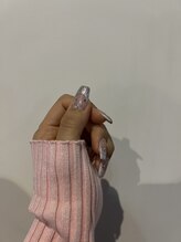 ムーイ 外苑前(mooi.)/kirakira black french nailｓ