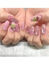 ピンクネイル