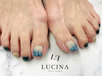 ネイルスタジオ ルキナ(LUCINA)/c-338 ビーチニュアンスネイル