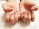 フラッシュグラデーションネイル