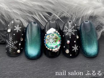 ネイルサロン ふるる 大須店の写真/「ネイル」ではなく「アート」を指先に乗せる、ふるるの”最高峰”を形にしたプレミアムコース¥9900◇