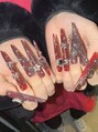 ウォルトウキョウ 池袋(WOL TOKYO)&nbsp;ジェルチップで長さだし/ゴテゴテロングネイル♪ジェルチップ