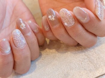 春のツイードネイル♪