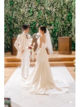 ロココ 岐阜店(Rococo)の写真/一生に一度の大切な1日の為に☆】Rococoのバストアップメソッドで美しいウェディングドレス姿に♪