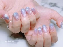ネイル ファンシーファング(nail_fancy_fang)/空×クラゲ　アートし放題