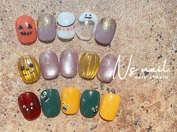 エヌズネイル 三鷹駅前北口店(n’s nail)/ハロウィンdesign 定額9600/8600