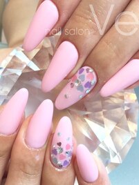 パステルピンク×ハート