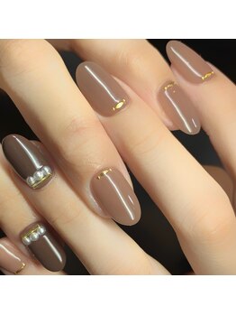 キャプラスネイル ミュウ(CAPLUS NAIL Mew)/ブラウンネイル