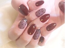 ネイルマジック 仙台一番町店(NAIL MAJIC)/シースルードットネイル★オ-ダ-