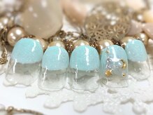 ネイルアンドアイラッシュ ブレス エスパル山形本店(BLESS)/ふんわり女ネイル