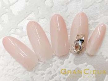 ワンポイントストーンネイル Pg グランシュ 青葉台店 Grancieux のフォトギャラリー ホットペッパービューティー