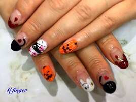 ハロウィンネイル