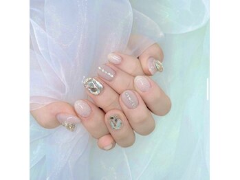 ティーアンドビー ネイルスタジオ(T&B NAIL STUDIO)/トレンドワンホンちゅるんネイル