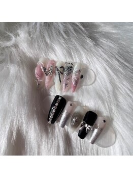 ビナリネイル(B.nari nail)の写真/シンプル～トレンドアートまで幅広く対応♪美フォルムにこだわったスカルプが人気です★