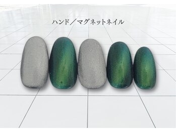 アイラッシュアンドネイルサロン カンカ(Kanka)/ハンド/マグネットネイル￥6,000