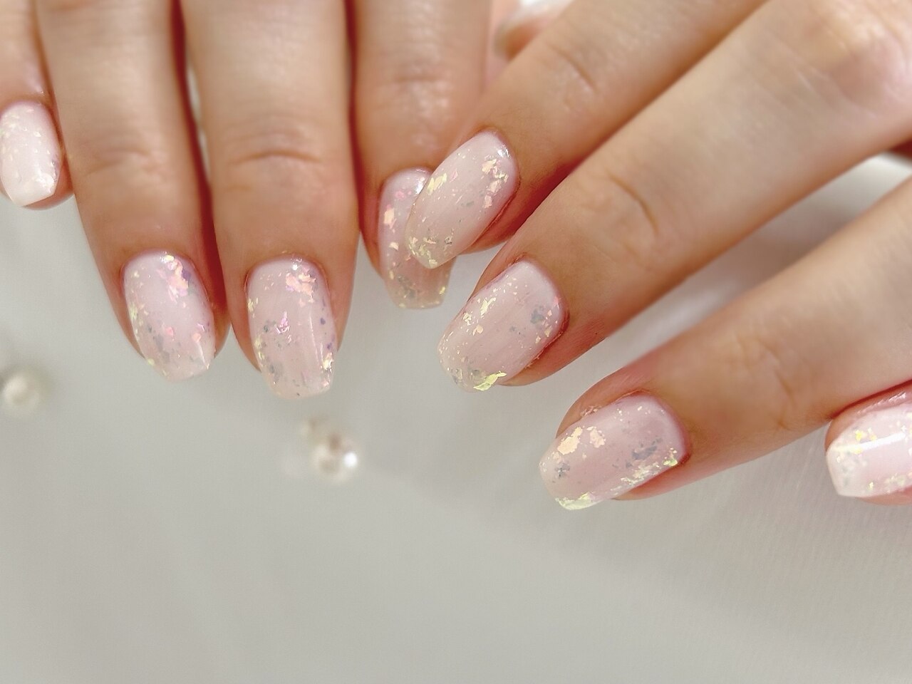 013 シアーホワイトネイル ネイルチップ ホワイトネイルのネイル