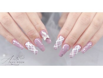 オウラネイルルーム(Aura nail room)/冬チェックネイル