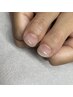 自爪の美しさを引き立てる「クリア(透明)ジェル」ネイル