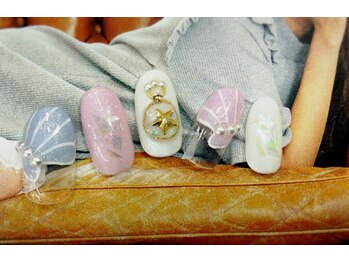 クリスタルネイル ボンベルタ橘店(CRYSTAL NAIL)/シェルネイル