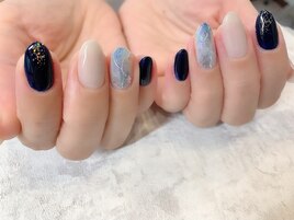 ネイビー＊大理石