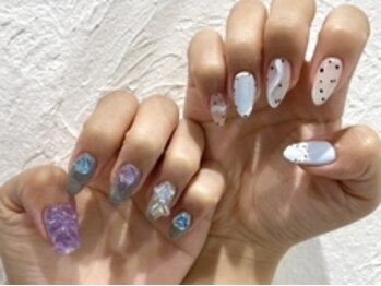 ビーナスベルト シブヤ(VENUS BELT SHIBUYA)/グミベアパステルネイル