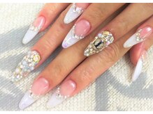 エムアイネイル(MI nail)/スカルプアートつけ放題￥12300