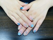 ホワイト(WHITE)/定額ネイル