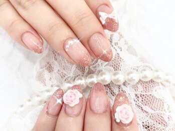 アール ビューティーサロンスパーブ(R BEAUTY SALON SUPERB)/ピンクでモテネイル♪