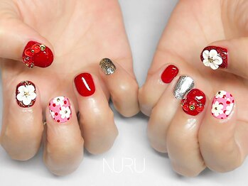 ヌル ネイル 新宿(NURU NAIL)/個性派/お花/新宿