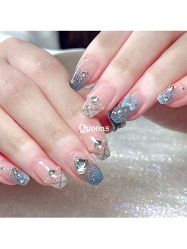 クイーンズビューティーサロン 新宿本店(Queen's beauty salon)/チップ長さ出し10本やり放題