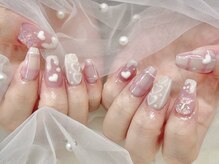 ラッキースター(Lucky Star)/バレンタインネイル^_^