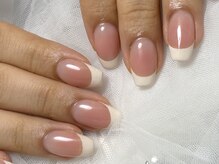 ユニネイル 池袋(Uni Nail)/チークフレンチネイル♪