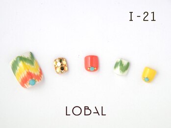 ロバル ネイルアンドまつげ(LOBAL)/フットネイルI‐21