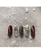 サロンストロベリームーン(Salon Strawberry Moon)/定額ビジューネイル☆￥8,980