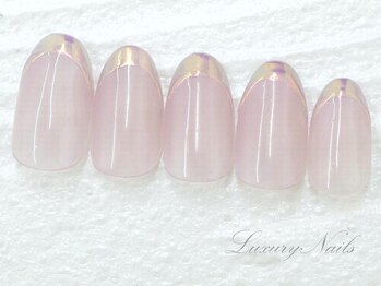 ラグジュアリー ネイルズ(Luxury Nails)/オーロラ*フレンチNail