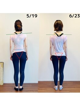 マドカヨガビューティーオフィス(MADOKA YOGA BEAUTY OFFICE)/お客様の変化