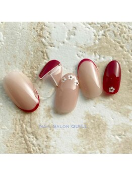 ネイルサロン クイル(QUILL)/11月ボルドー(1)