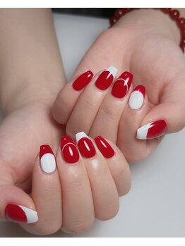 サムズアップネイル(thumbs up nail)/フレンチ