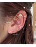 耳ツボジュエリー２０パーツまで付け放題♪￥7５00~