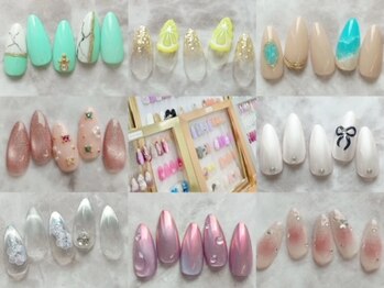 アリイネイルズ(ALII Nails)の写真/定額ネイル¥8000～/フット定額ネイル¥9500～!ジェルが初めての方にも◎【定額ネイル/マグネット/付け放題】