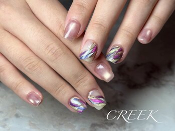 クリーク(CREEK)/水光マグネットニュアンスネイル
