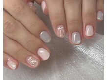 ニーネイル 阿波座(nii_nail)/大人綺麗めアート