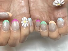 ディアネイル(dear.nail)/カラフルフレンチ