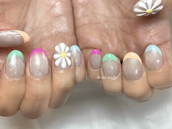 ディアネイル(dear.nail)/カラフルフレンチ