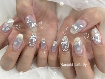 ブルーチークネイル【066】