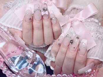 【Akari】ピンクネイル